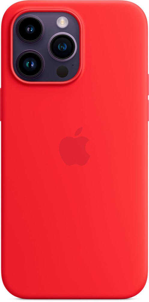 iPhone 14 Pro Max Silicone Case with MagSafe - (PRODUCT)RED Cover smartphone Apple 785300169236 N. figura 1