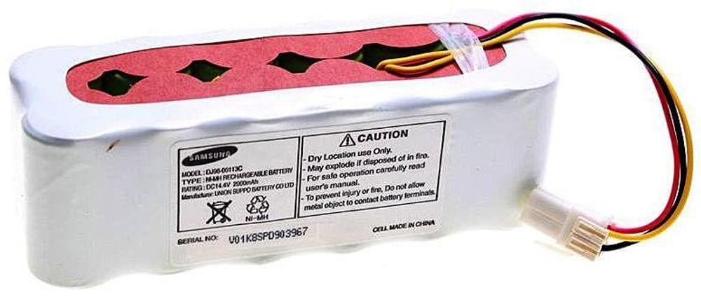 Batteria NI-MH Aspirapolvere ad accumulatore & caricatori Samsung 9000016974 No. figura 1