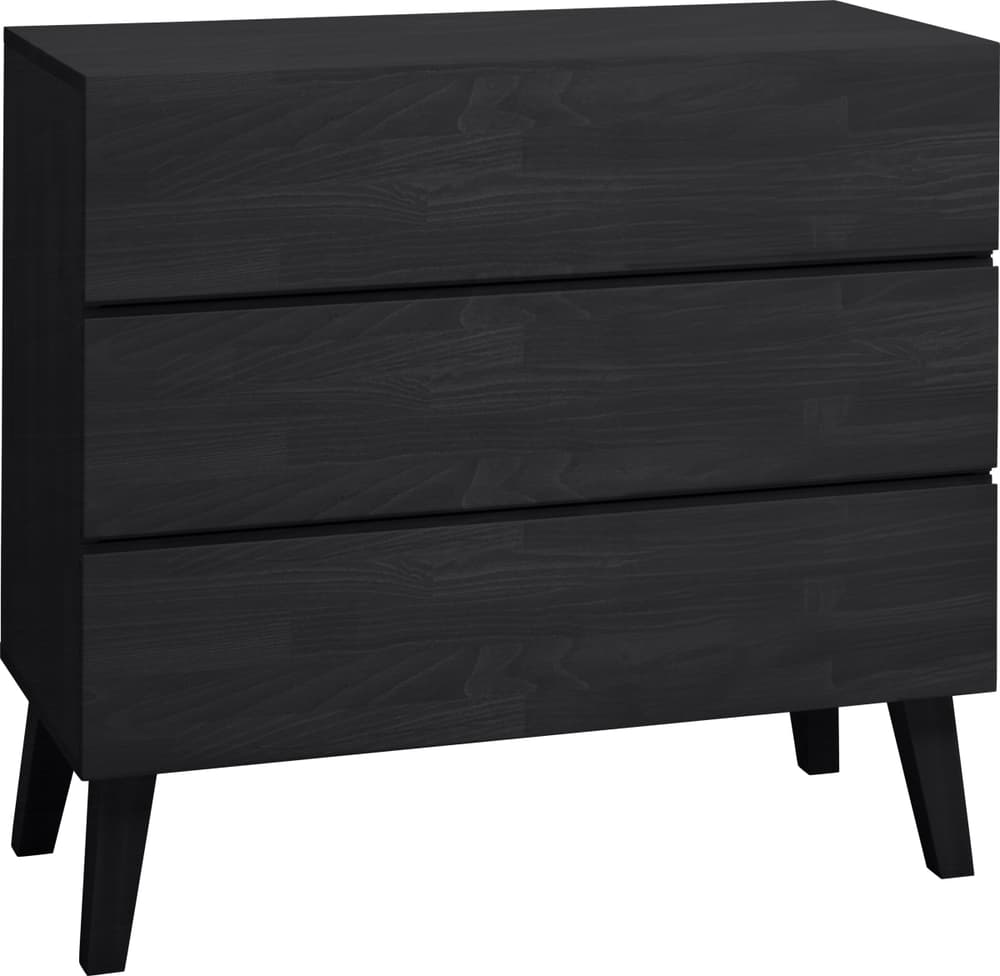CARA Commode CARA Commode 404428785120 Dimensions L: 100.0 cm x P: 45.0 cm x H: 90.5 cm Couleur Hêtre noir Photo no. 1