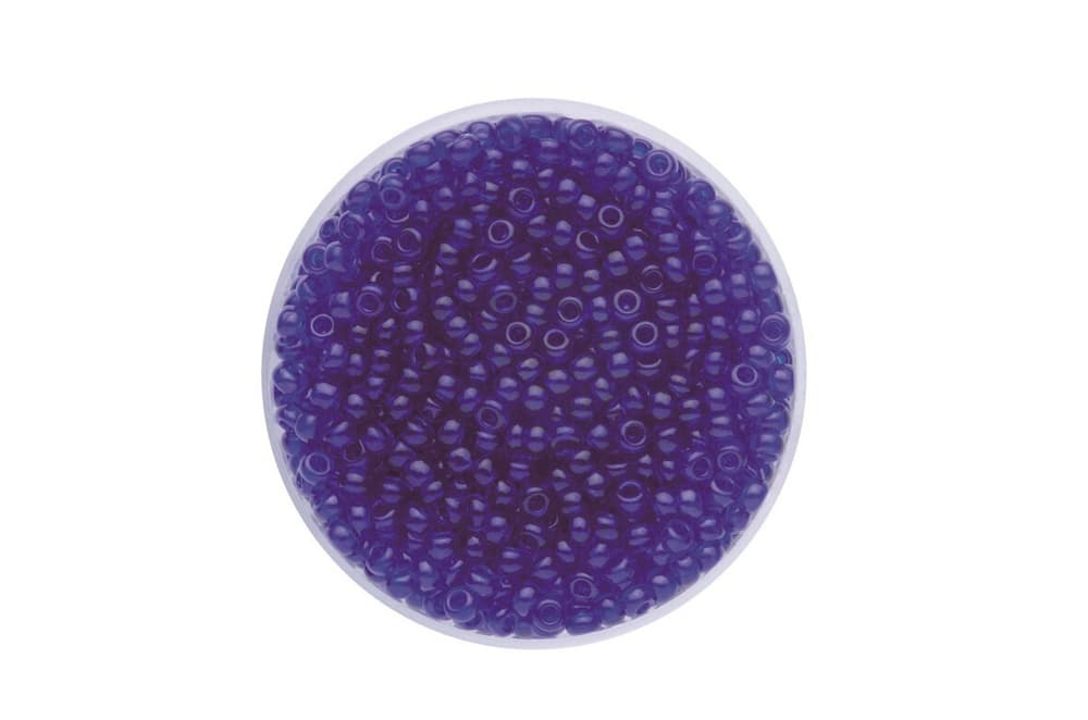 Perle di rocailles trasparente 2,6mm, 17 gr, lapis Perline artigianali 608134200000 N. figura 1