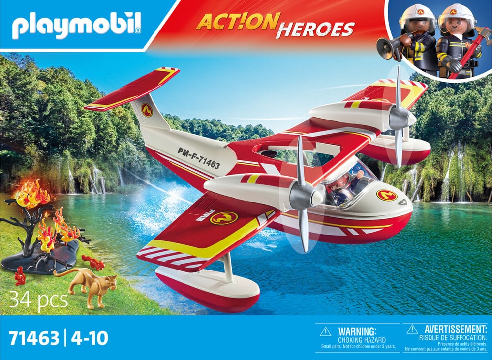 Action Heroes 71463 Feuerwehrflugzeug mi PLAYMOBIL® 741923100000 Bild Nr. 1