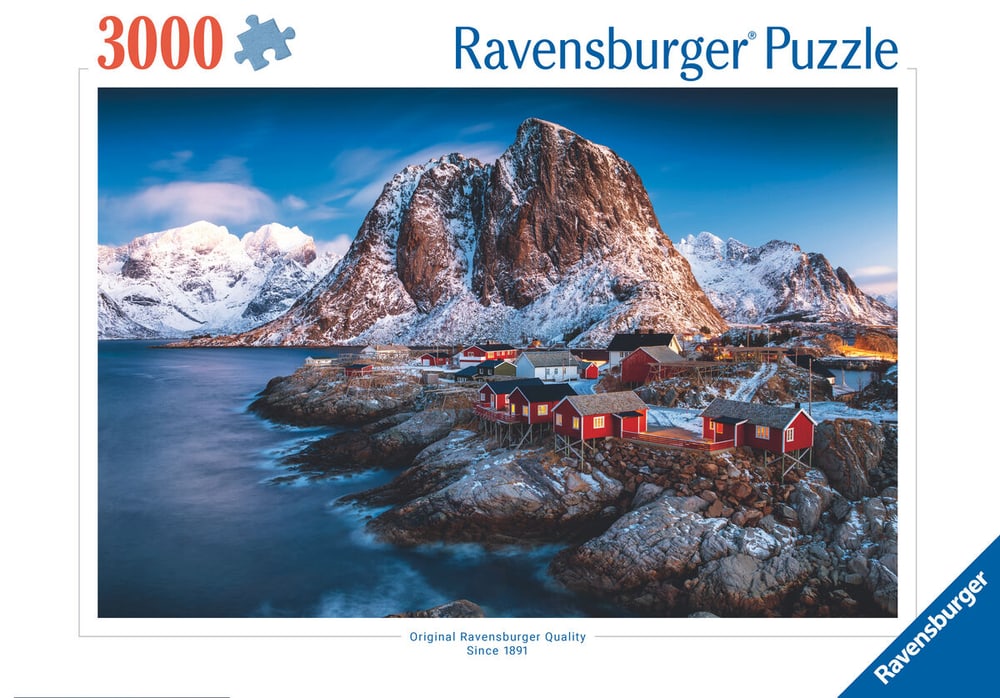 RVB Puzzle 3000 T. Hamnoy Lofoten Puzzles Ravensburger 749060900000 Photo no. 1
