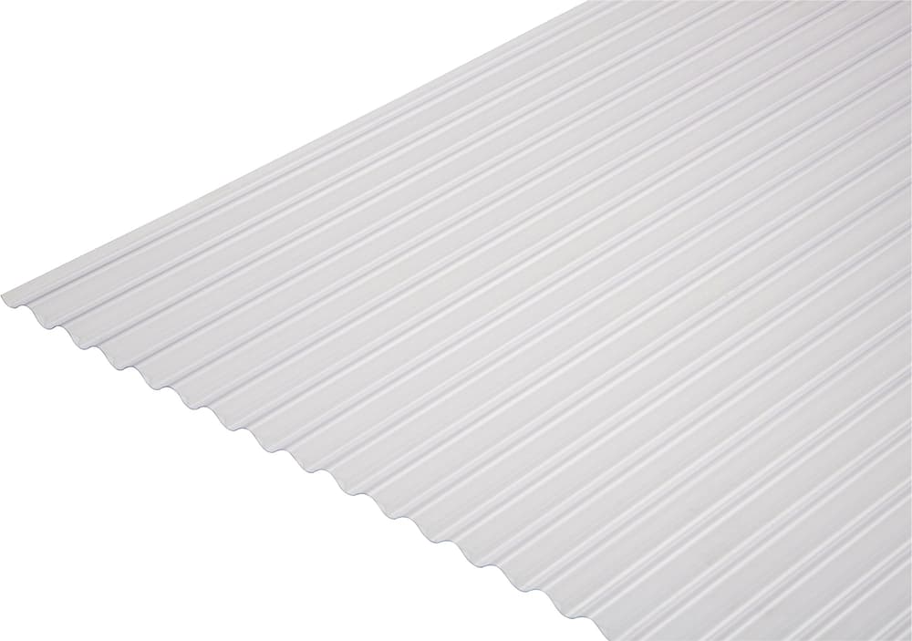 Plaques PVC à petites ondes 8/32 676423000000 Couleur Clair Dimension L: 650.0 mm x L: 1000.0 mm x H: 8.0 mm Photo no. 1