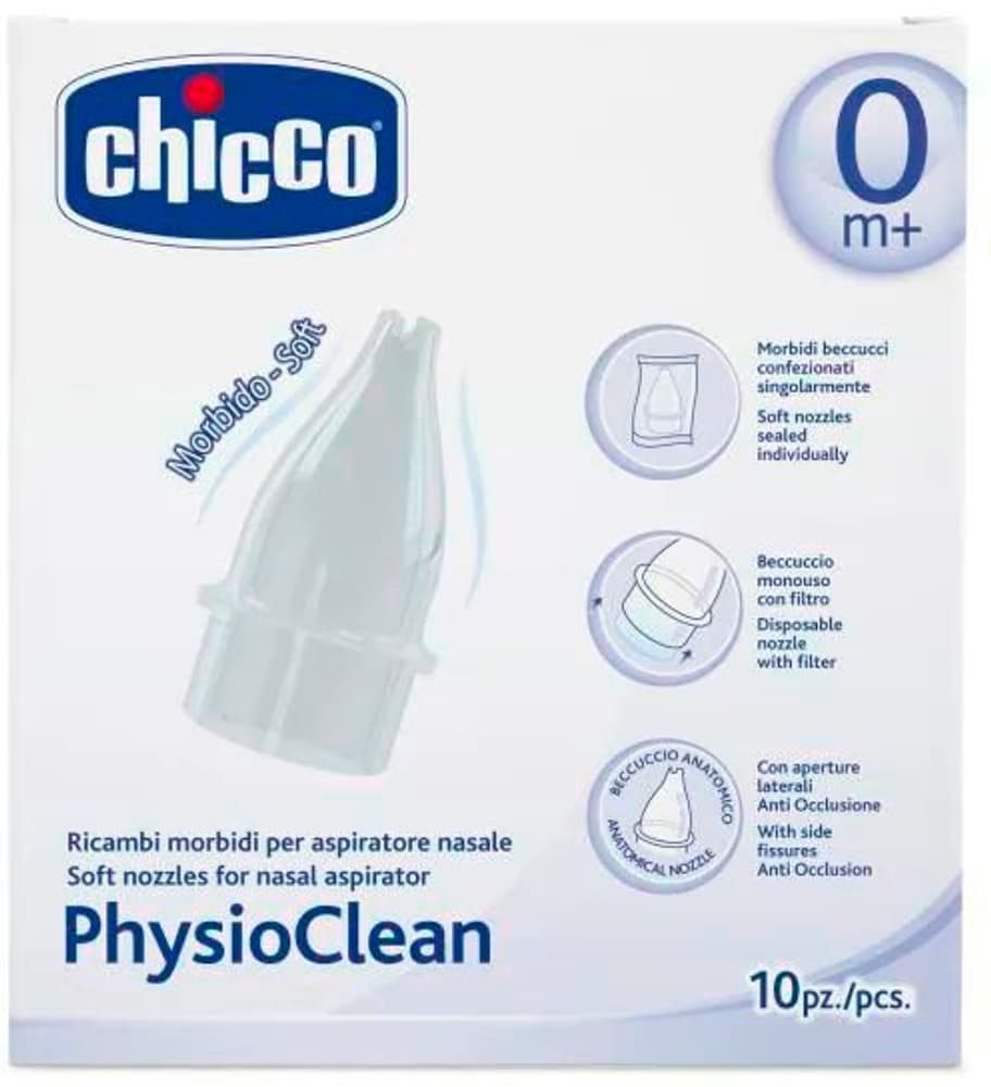 Physioclean Transparent Accessori per aspiratore nasale Chicco 785302424641 N. figura 1