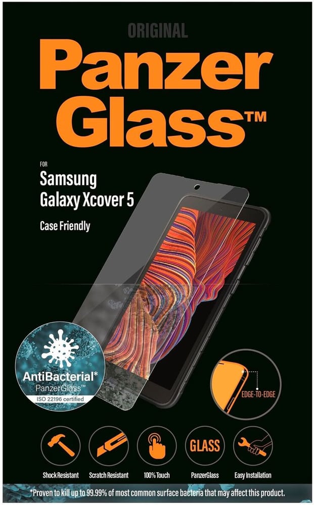 Case Friendly AB Samsung Galaxy Xcover 5 Smartphone Schutzfolie Panzerglass 785302425250 Bild Nr. 1