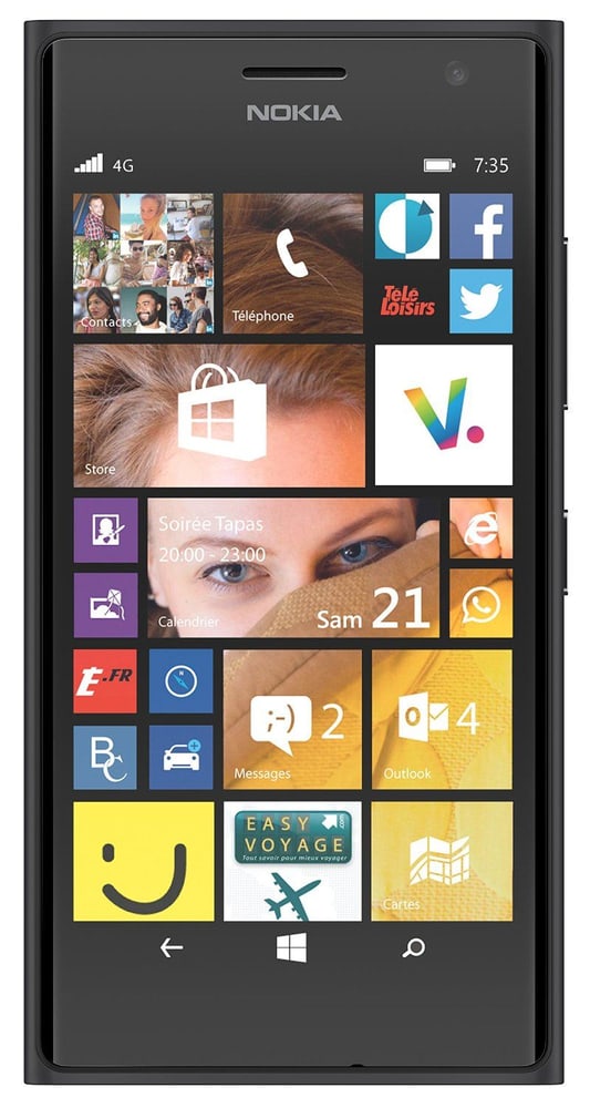 Nokia LUMIA 735 8GB grigio Nokia 95110032790515 No. figura 1