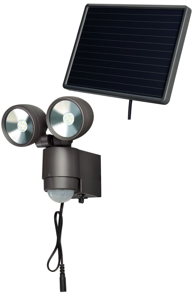 Solar LED Spot SOL 2x4 IP 44con rilevatore di movimento ainfrarossi.Per uso esterno, 44 ° IP Brennenstuhl 61211630000015 No. figura 1