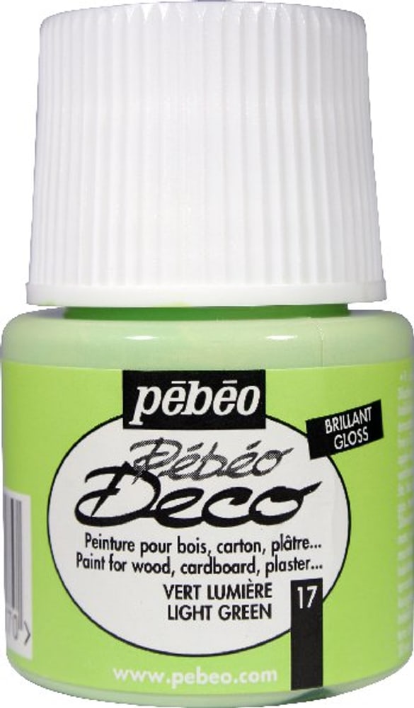 Pébéo Deco light green 17 Acrylfarbe Pebeo 663513001700 Farbe Hellgrün Bild Nr. 1