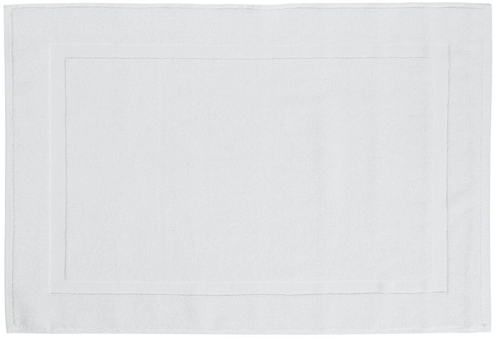 Frottiervorleger Fresco weiss, 100% Baumwolle Badteppich diaqua 676866900000 Bild Nr. 1