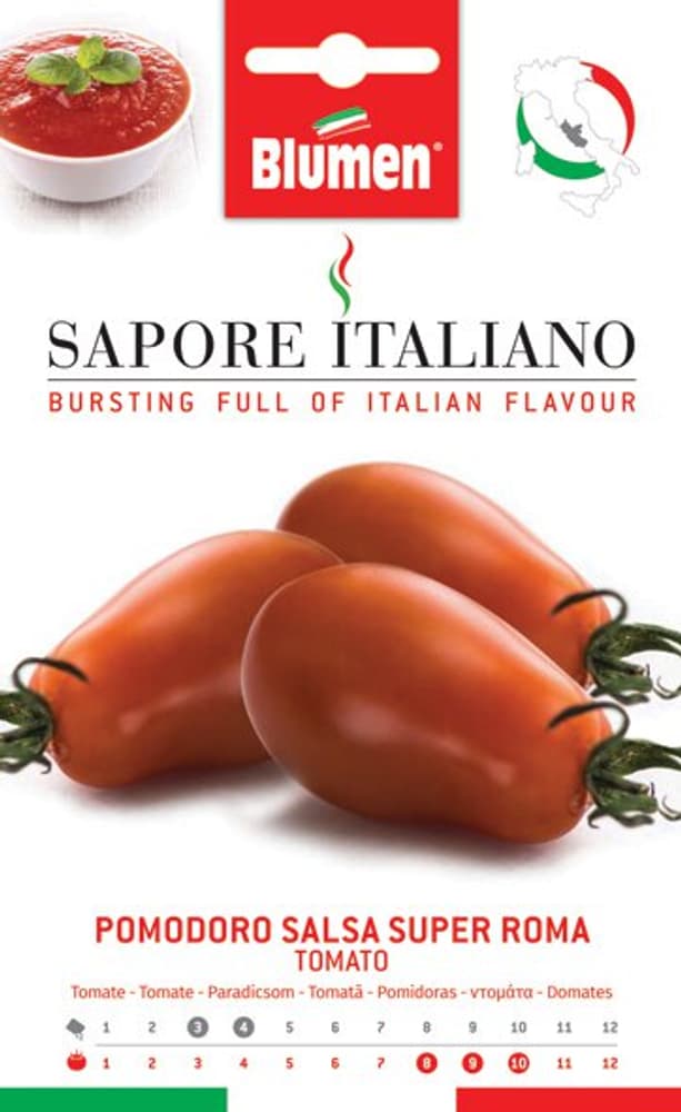 Tomate Salsa Super Roma Gemüsesamen Blumen 650164800000 Bild Nr. 1