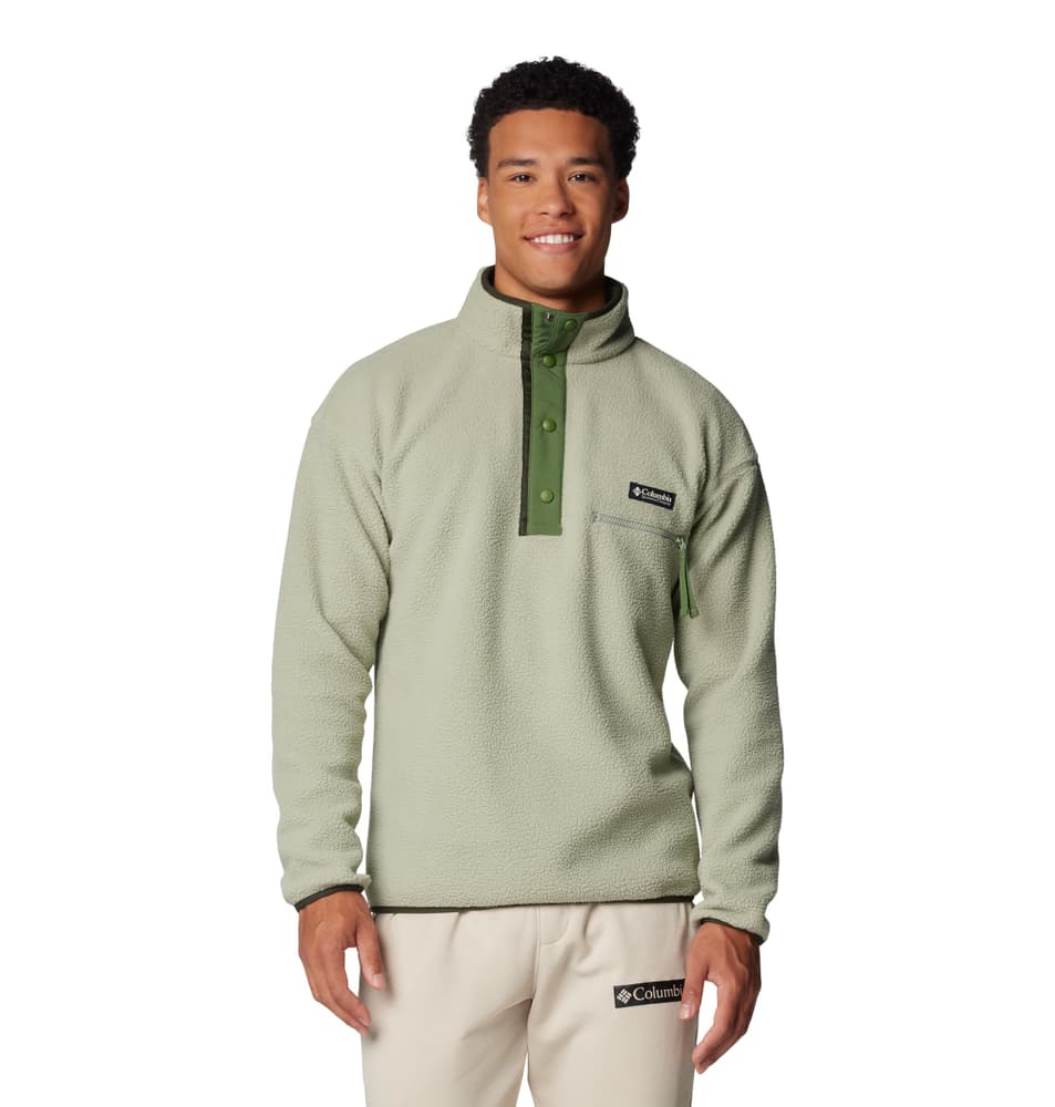 Helvetia™ II Half Snap Giacca in pile Columbia 468441300664 Taglie XL Colore khaki N. figura 1