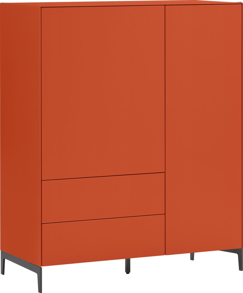 LUX Highboard 400848200000 Dimensioni L: 100.0 cm x P: 46.0 cm x A: 123.5 cm Colore Arancione N. figura 1