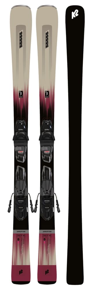 Disruption 76 CTI inkl. ER3 10 GW On Piste Ski inkl. Bindung K2 464323415611 Farbe rohweiss Länge 156 Bild-Nr. 1