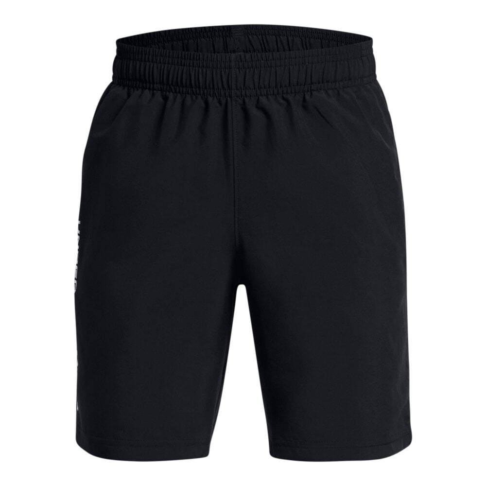 Woven Wordmark Shorts Pantaloncini Under Armour 469349812820 Taglie 128 Colore nero N. figura 1