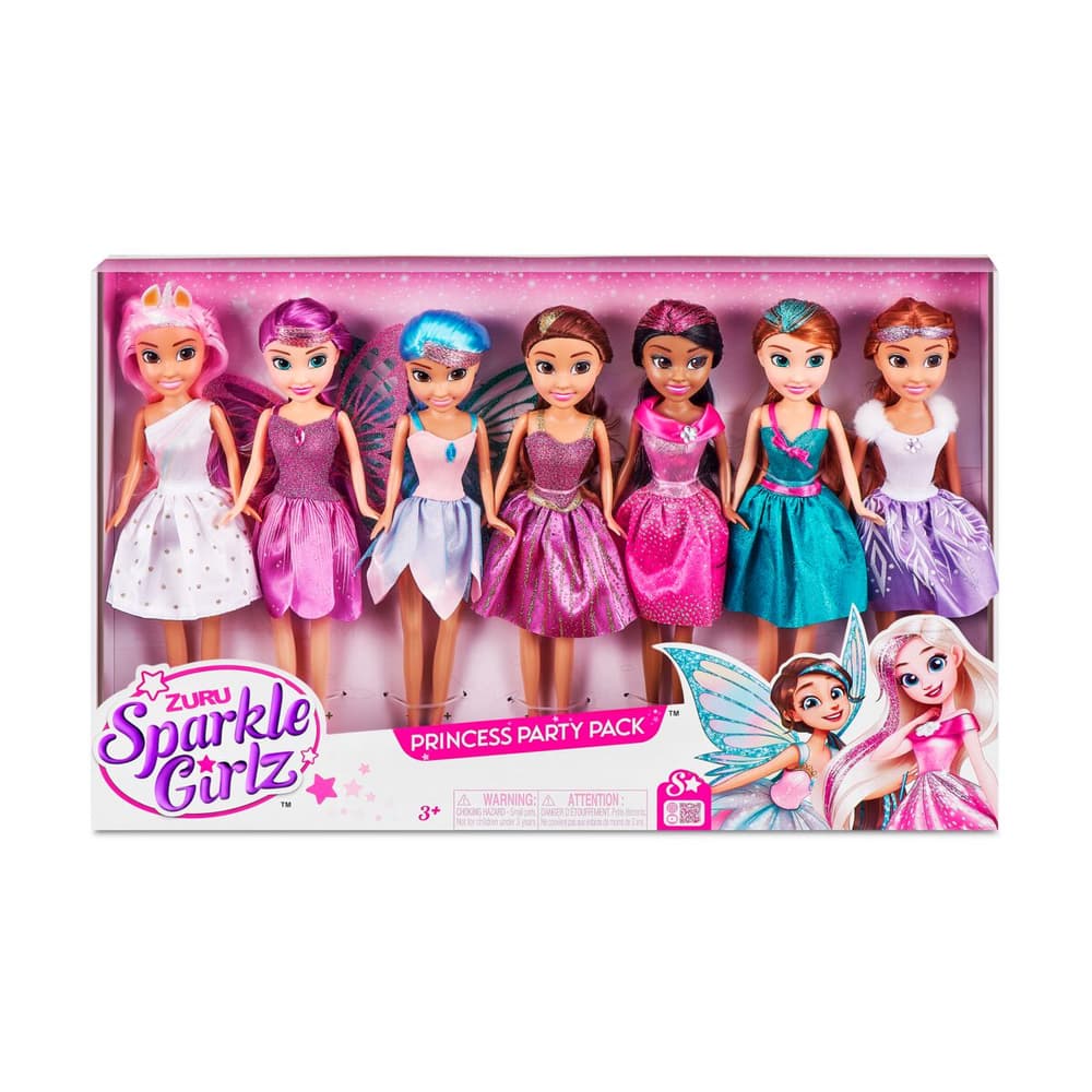 Sparkle Girlz-Dolls-set da 7 Set di bambole ZURU Sparkle Girlz 747969800000 N. figura 1