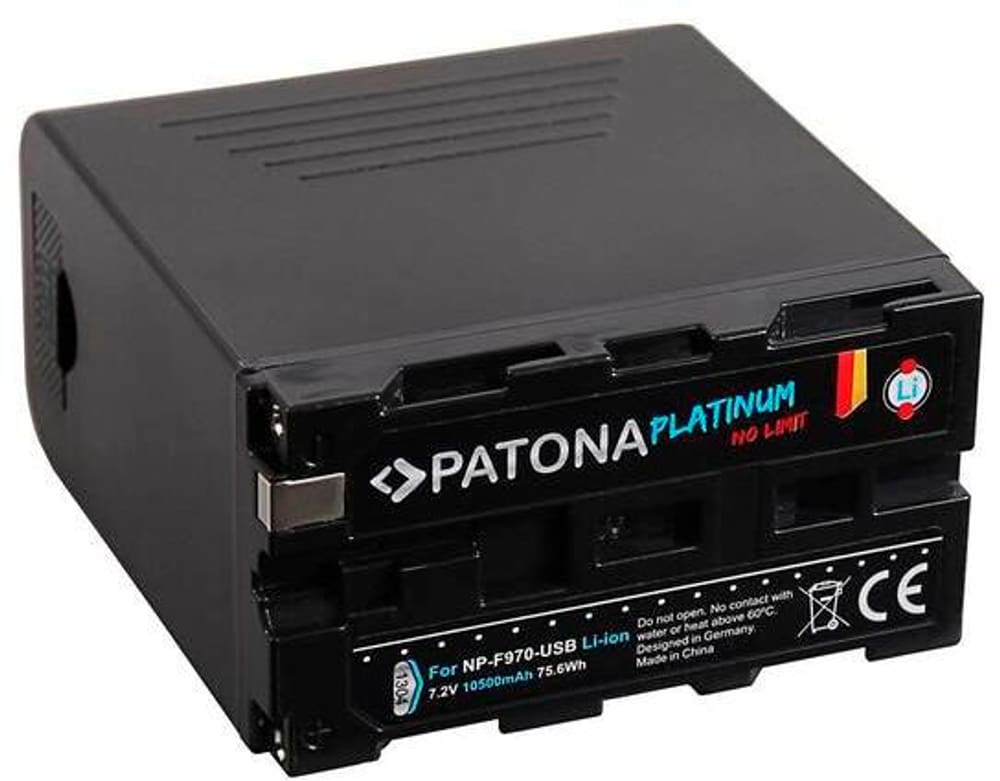 Platinum Sony NP-F970 Batterie pour appareil photo Patona 785300181652 Photo no. 1