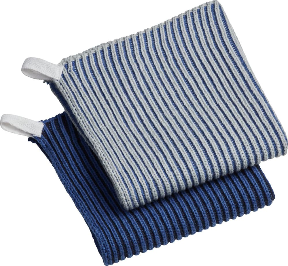 WILLEM Torchon WILLEM Torchon 441094600040 Couleur Bleu Dimensions L: 25.0 cm x H: 25.0 cm Photo no. 1