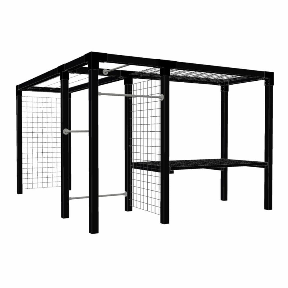 Daylife Modello 4 108x369/297x208 cm Nero impregnato a pressione Gazebo PLUS 669700109201 N. figura 1