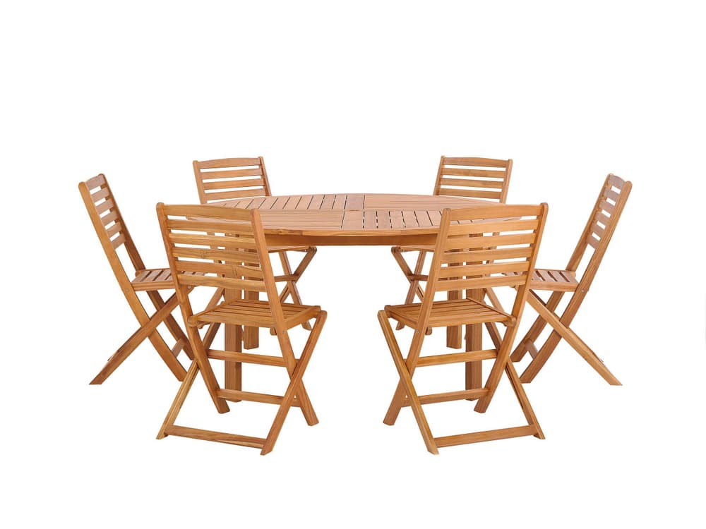 TOLVE Tavolo da giardino + sedie da giardino Beliani 759084200000 N. figura 1