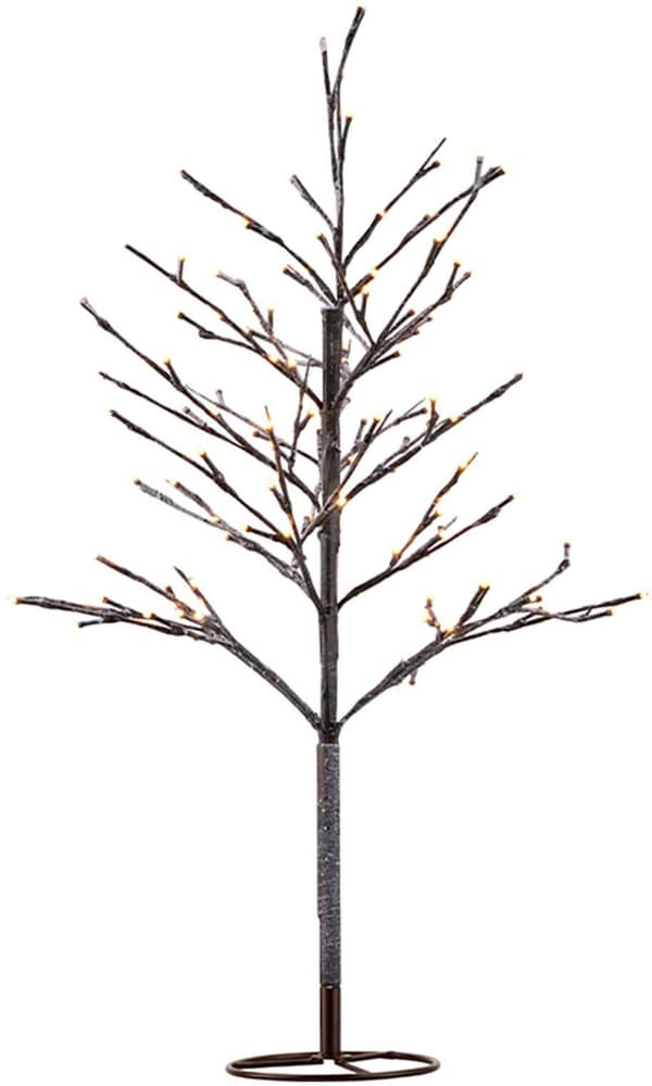 Sapin de Noël Alex, 120 cm, 160 LED, effet neige Arbre artificiel Sirius 785302412455 Photo no. 1
