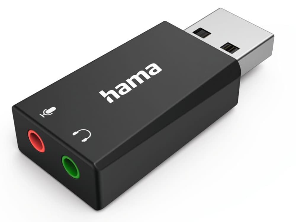 Carte son USB 2.0 Stereo Carte son externe Hama 785300181092 Photo no. 1