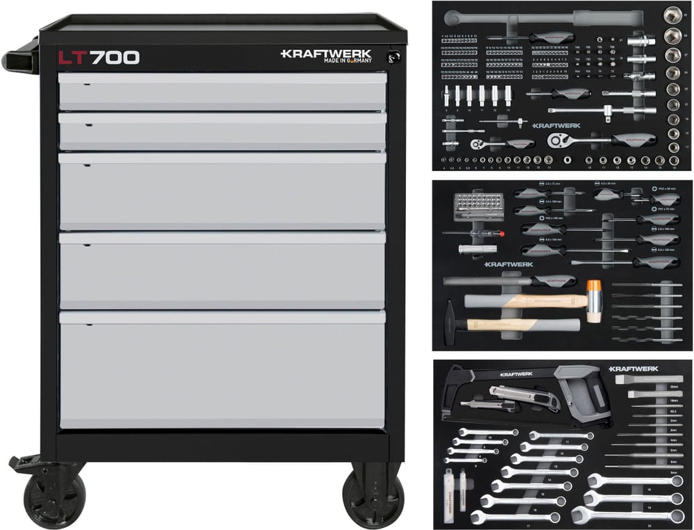 Cassetti per carrelli da officina LT LINE Carrello da officina KRAFTWERK 601694200000 N. figura 1