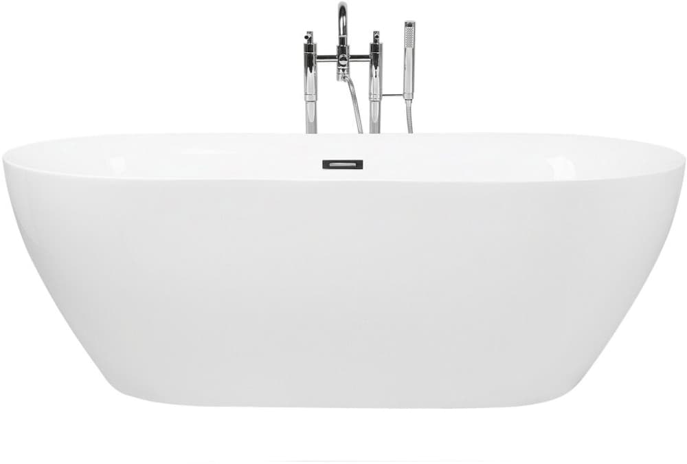 Baignoire îlot blanche 160 cm CARRERA Baignoire îlot Beliani 639046700000 Photo no. 1