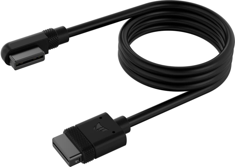 Câble iCUE LINK 1× 90° 600 mm Accessoires pour composants PC Corsair 785302409621 Photo no. 1