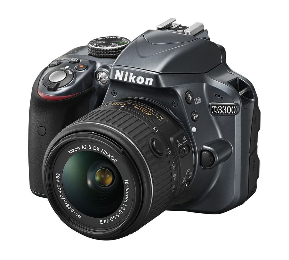 Nikon D3300 Kit + 18-55mm, Anthracite / Nikon 95110024283214 Photo n°. 1