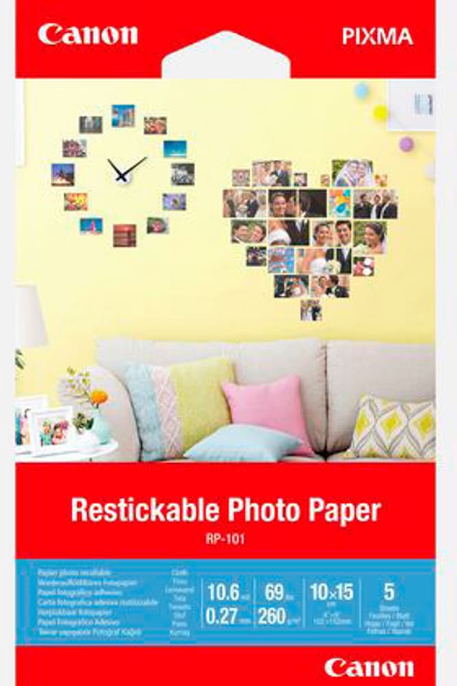 RP-101 papier photographique rechargeable mat Papier photo Canon 798257200000 Photo no. 1