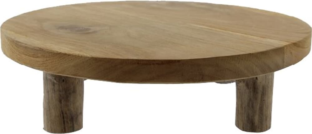 Sgabello decorativo legno di teak Sgabello decorativo 656777600030 Colore Marrone Dimensioni ø: 30.0 cm x A: 8.0 cm N. figura 1