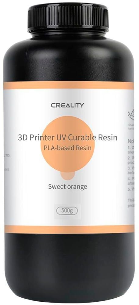 Harz 3D Resin Plus 500 g, Orange 3D Drucker Resin Creality 785302415017 Bild Nr. 1