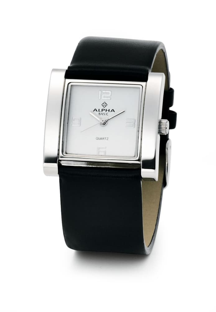 SIMPLY schwarz Armbanduhr Alpha Basic 76051460000008 Bild Nr. 1