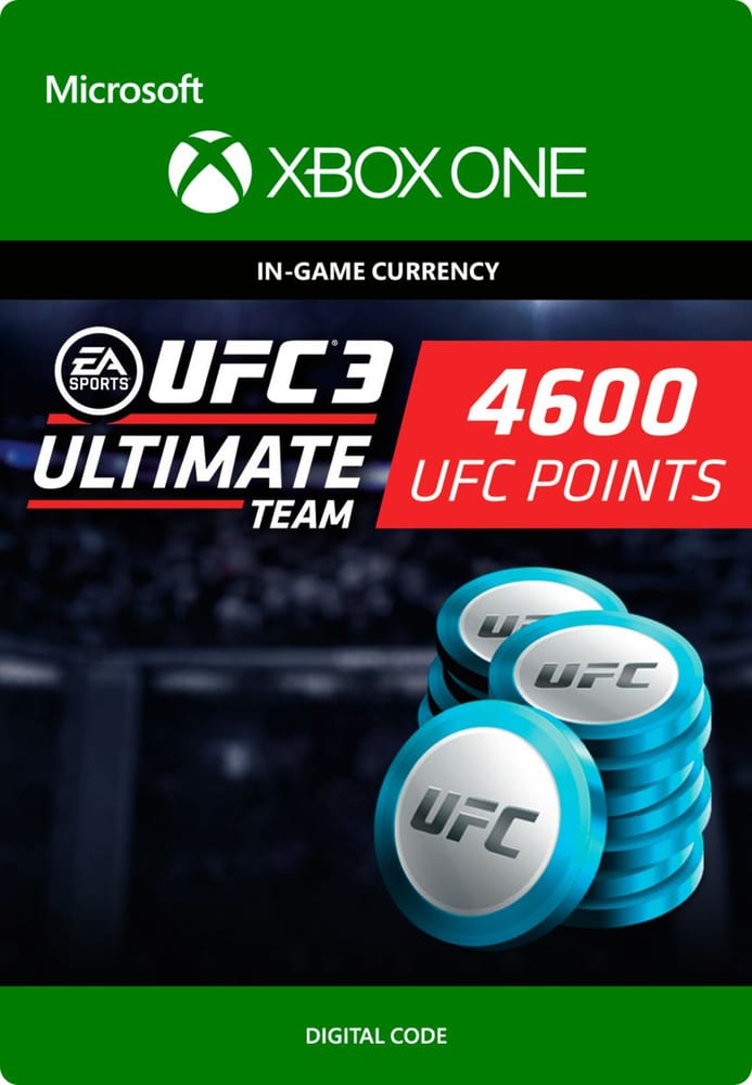Xbox One - UFC 3: 4600 UFC Points Game (Download) 785300135555 N. figura 1
