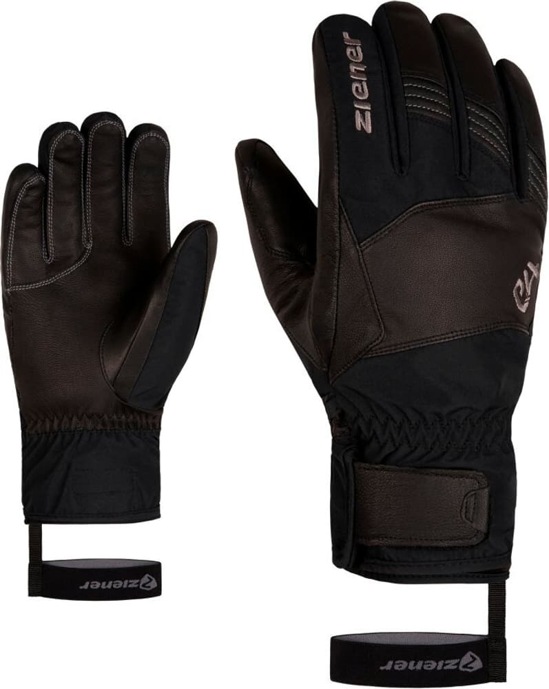GERMANO PR glove Guanti Ziener 469760107520 Taglie 7.5 Colore nero N. figura 1