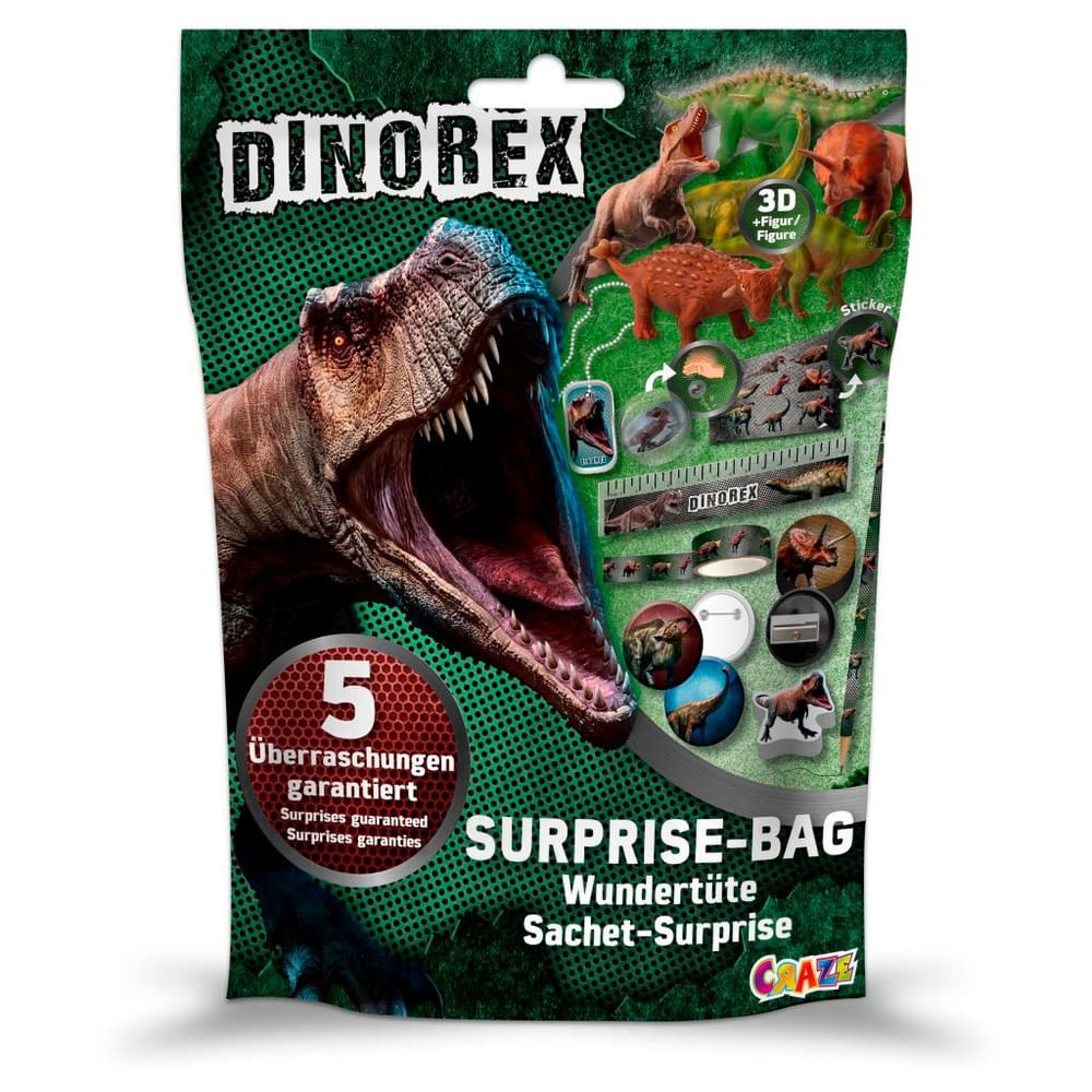 Craze Suprise Bag Dino Puzzles CRAZE 749706200000 Photo no. 1