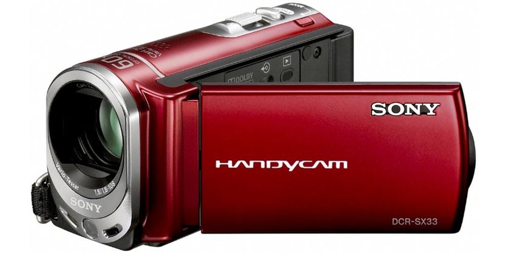 Sony DCR-SX33 Flash rouge camescope 95110000206913 No. figura 1