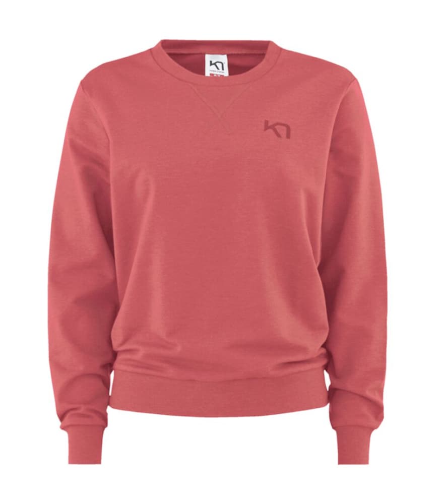 Kari Crew Pull-over Kari Traa 472437100531 Taille L Couleur rouge claire Photo no. 1