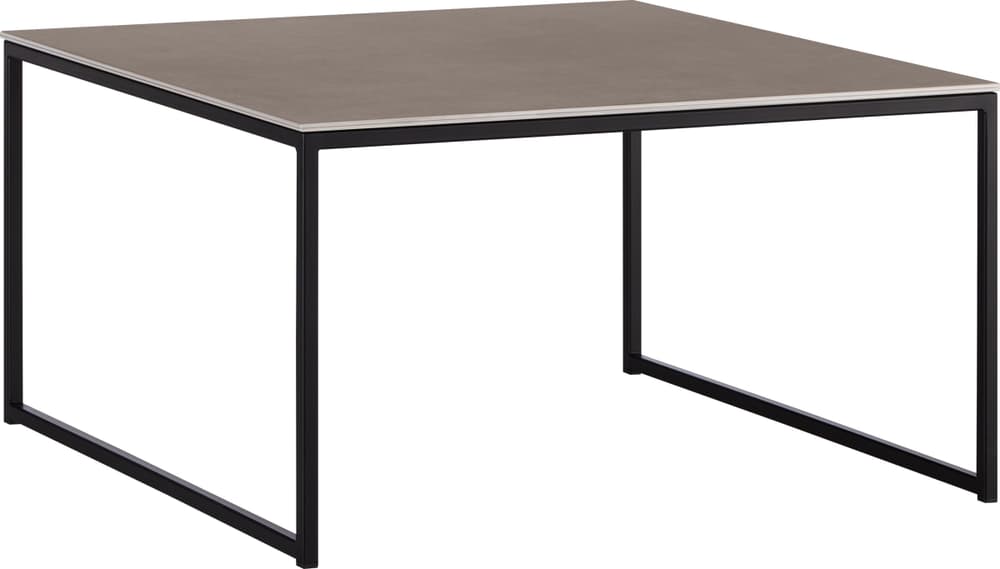 AVEA Salontisch 402173900000 Grösse B: 65.0 cm x T: 65.0 cm x H: 35.6 cm Farbe Beton hell / schwarz Bild Nr. 1