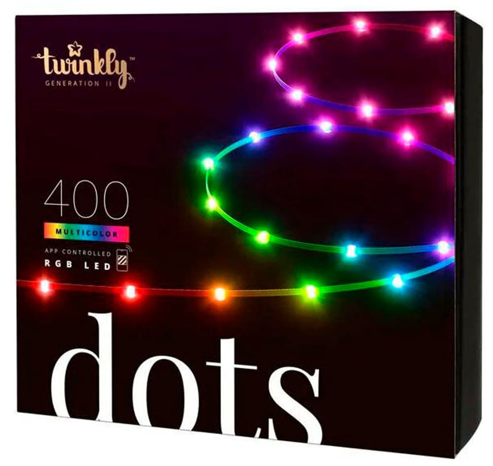 Bande LED Dots, 400 LED, 20 m, RGB Strisce LED twinkly 785300168869 N. figura 1