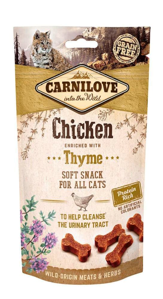 Cat Adult Soft Snack Pollo con timo, 0.05 kg Prelibatezze per gatti Carnilove 658348200000 N. figura 1
