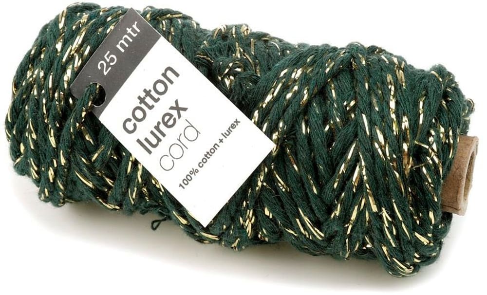 COTTON LUREKT Kordel Geschenkband 655889800060 Farbe Grün Bild Nr. 1