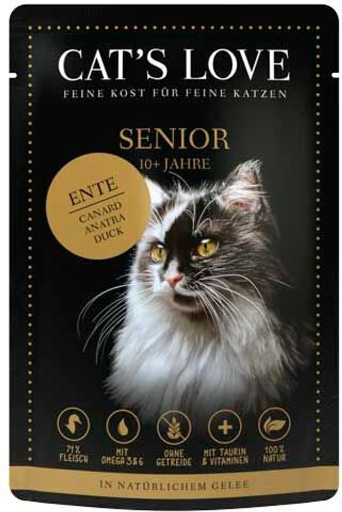Cats Love Senior anatro Cibo umido 658762300000 N. figura 1