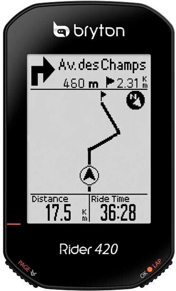 Compteur vélo discount gps bryton 420