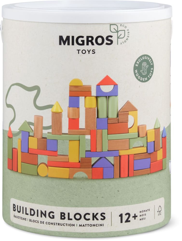Migros Toys Cubes en bois Sets de jeu MIGROS TOYS 749316100000 Photo no. 1