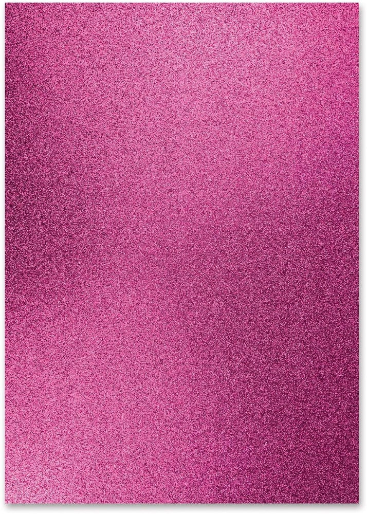 Cartoncino glitterato A4, 300 g/m², 10 fogli, rosa Cartone glitterato URSUS 785302426889 N. figura 1