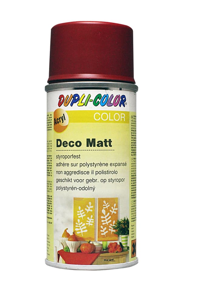 Peinture en aérosol deco mat Air Brush Set Dupli-Color 664810011001 Couleur Rouge feu Photo no. 1
