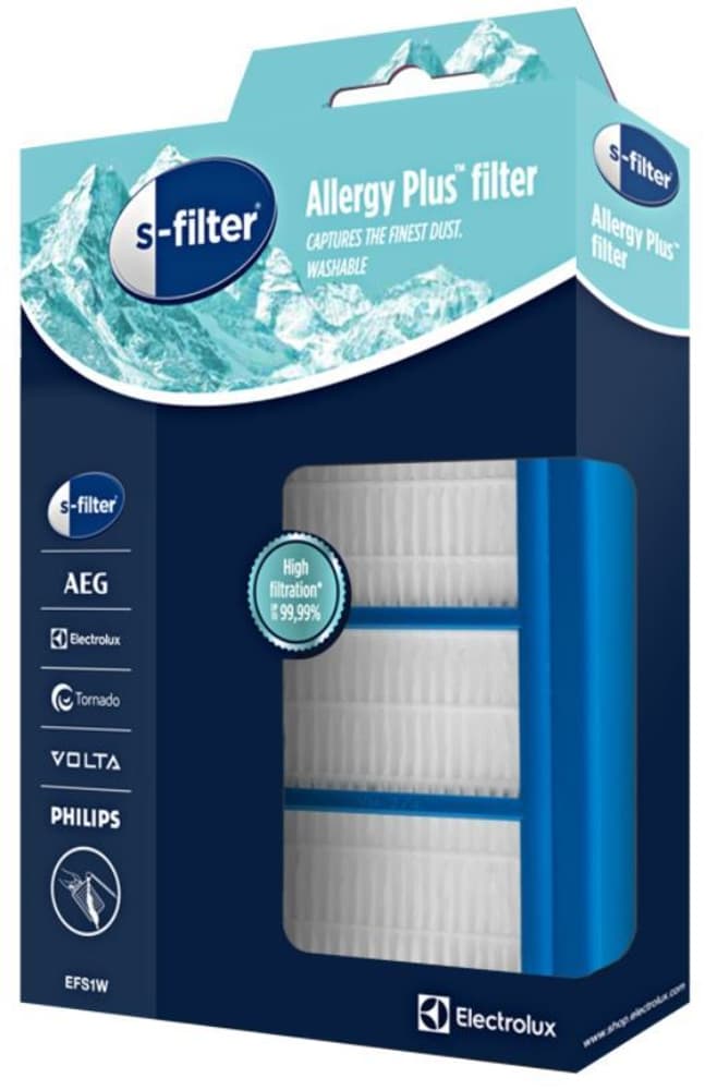 Filtro Hepa Allergy Plus H13 / MI17 Filtri per aspirapolvere Electrolux 9071028630 No. figura 1