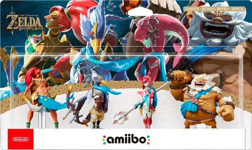 amiibo The Legend of Zelda: Breath of the Wild Recken Set Merch 785300130126 N. figura 1