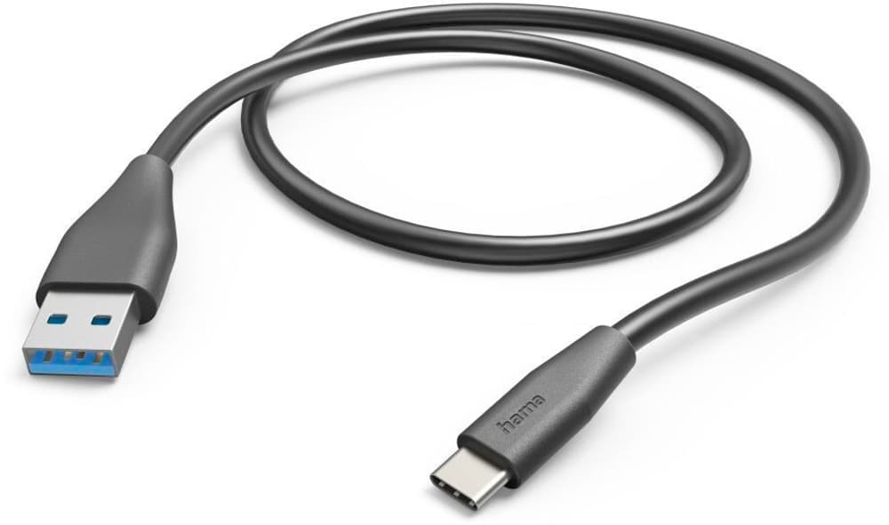 USB-A - USB-C, 1,5 m, Schwarz Ladekabel Hama 785300173306 Bild Nr. 1